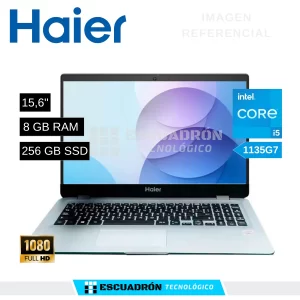 LAPTOP HAIER Y15T / INTEL CORE I5 1135G7 / 8 GB DDR4 / 256SSD / 15,6'' FHD
