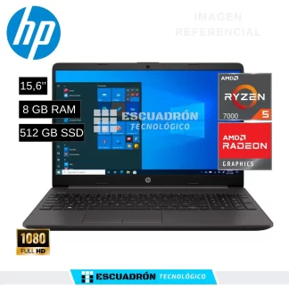 LAPTOP HP 250 G10 / AMD RYZEN 5 7000 / 8 GB DDR4 / 512 GB SSD / 15,6'' FHD