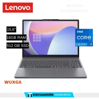 LAPTOP LENOVO IDEAPAD SLIM 3 / INTEL CORE I7 13620H / 16 GB DDR4 / 512 GB SSD / 15.6″ WUXGA